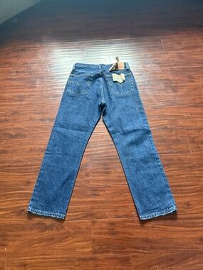 Levi's women’s Straight-Leg Jeans in Dark Blue Denim